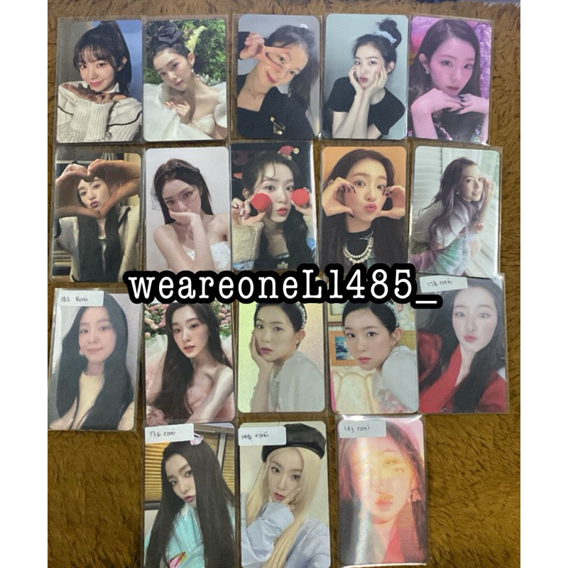 Bundle Photocard / PC Red Velvet Irene