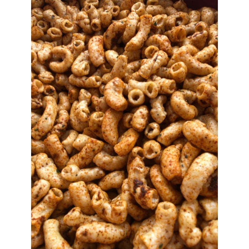 

makaroni pedas gurih daun jeruk 500gr / macaroni pedas gurih daun jeruk cikruh