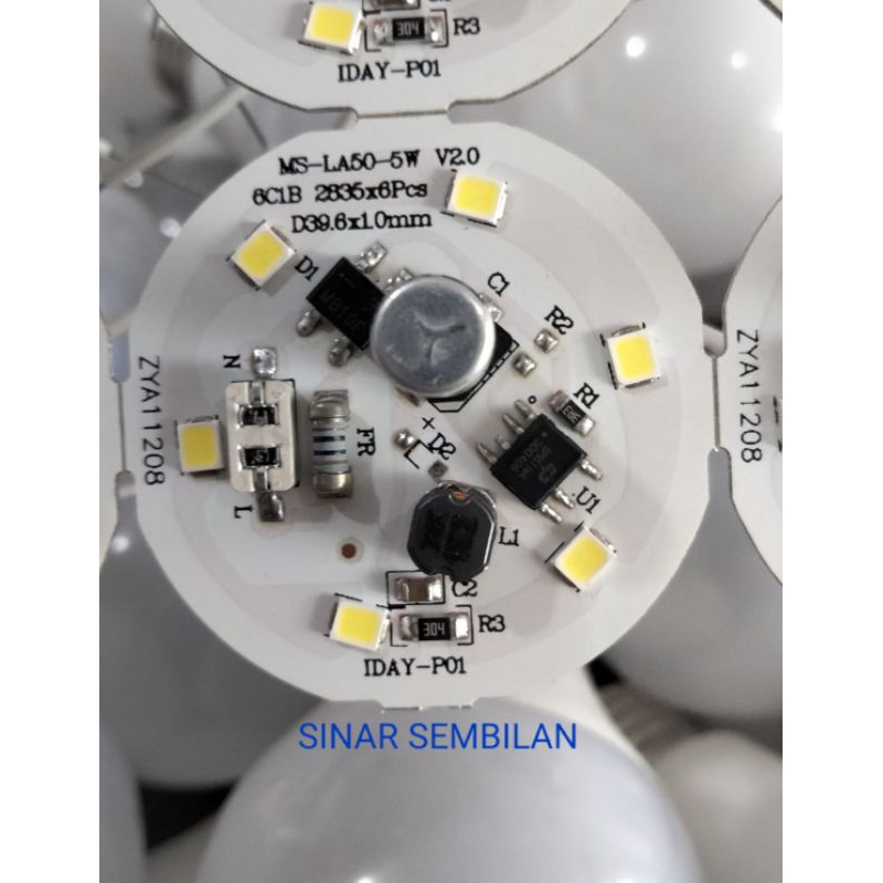mata lampu led ac 5watt 9v