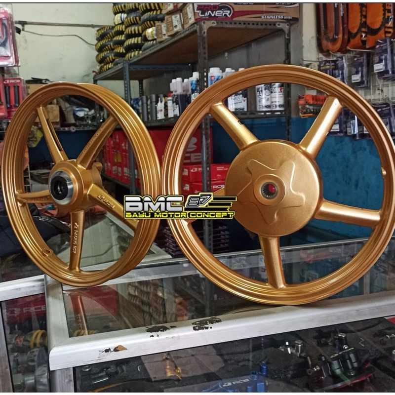 Velg RCB Mio karbu Mio sporty Mio soul Fino karbu Nouvo ring 14 Velg RCB SP522 palang 5 Gold