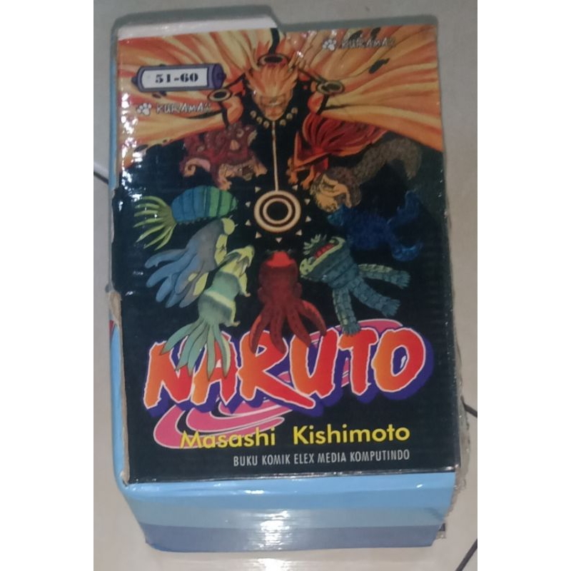 komik Naruto box set vol 51-60 original segel