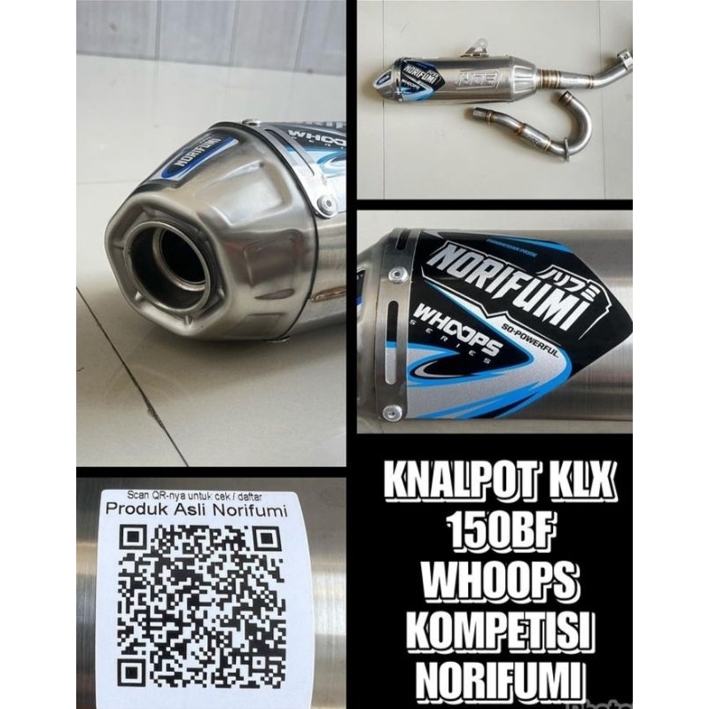 KNALPOT ORIGINAL NORIFUMI BOUR UP, KOMPETISI, TITANIUM KOMPETISI,WHOOPS KOMPETISI ROKET 4