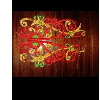 bordir motif dayak