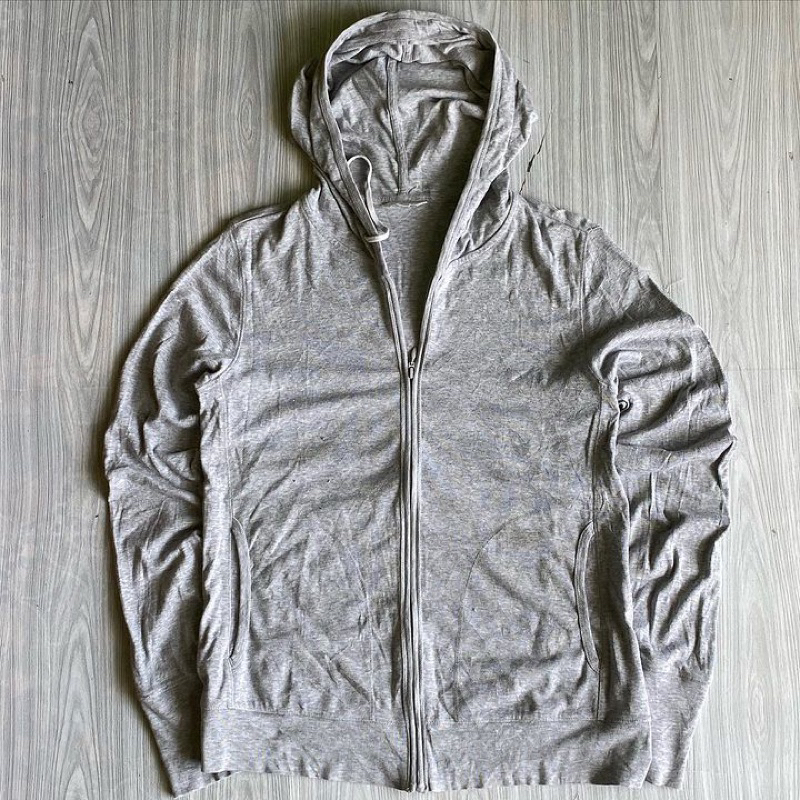 UNIQLO DRY COTTO ZIPPER HODEED JAKET