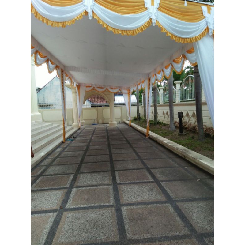 plafon tenda model rata / polos ukuran 4x6