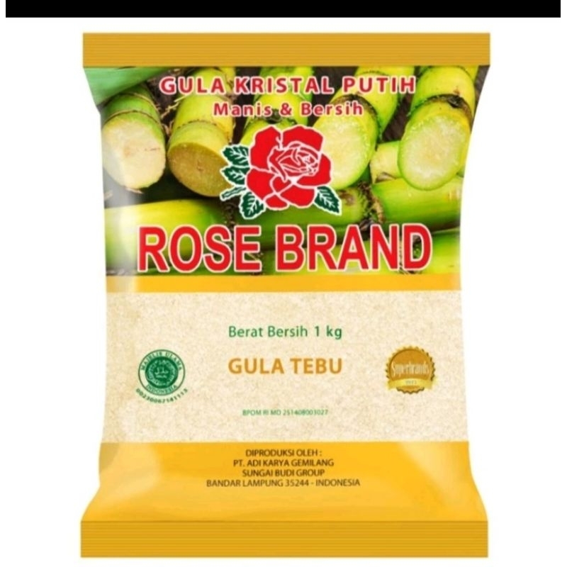 

Gula rose brand warna kuning kemasan 1kg