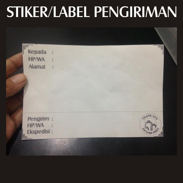 

(CUSTOM) Stiker Pengiriman | Label Pengiriman | Pengiriman Olshop | stiker paket