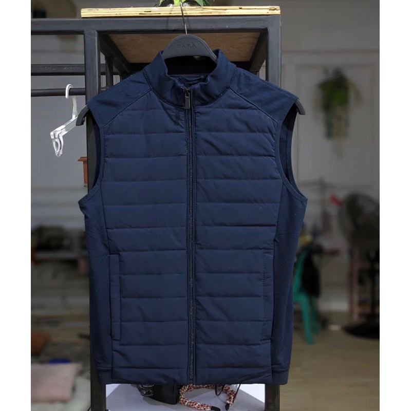 vest zara man puffer