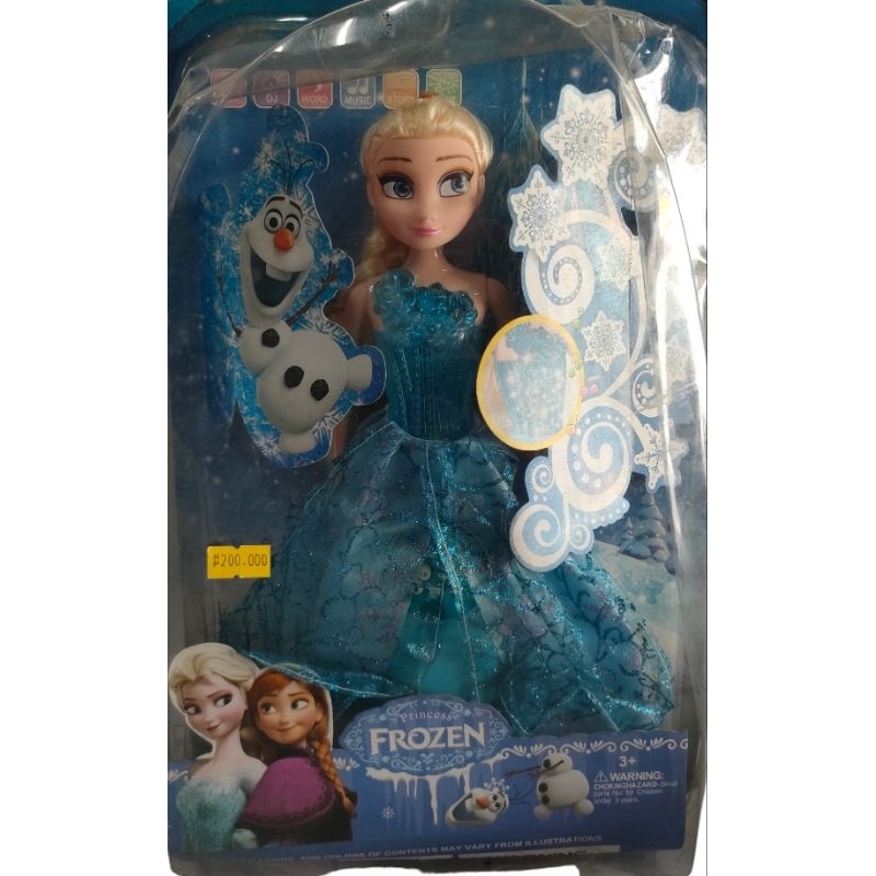Barbie Elsa Frozen ORI Mattel-Mainan anak perempuan
