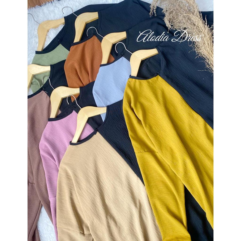 alodia abaya//abaya sporty//abaya terkini//gamis kekinian//gamis busui