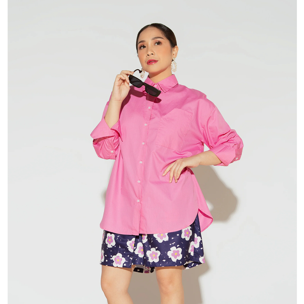 NEW COTTON INK X NASL PINK SHABASON SHIRT SIZE L