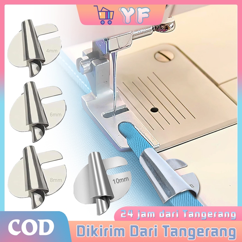 Sepatu Corong Lipat Mesin Jahit Corong Kelim Mesin Jahit Untuk Mesin Hitam Dan Highspeed