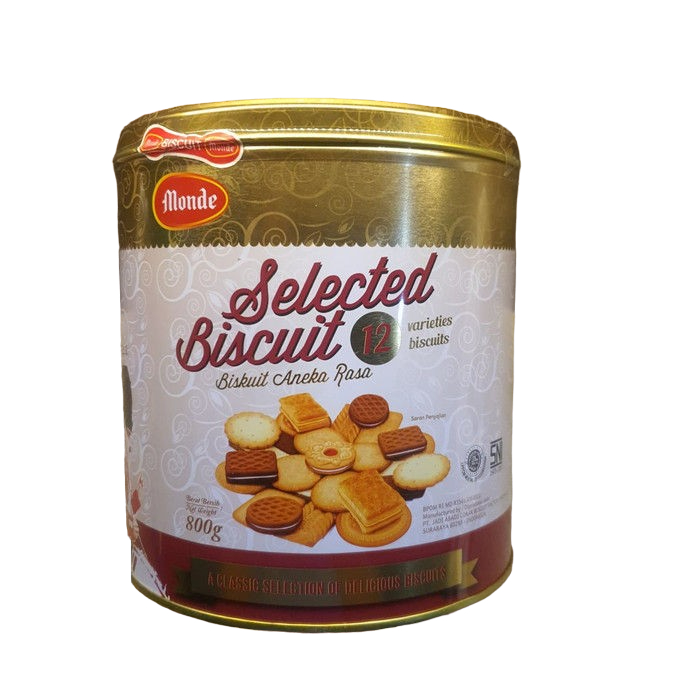 

Monde Selected Biscuit 800gr Kaleng