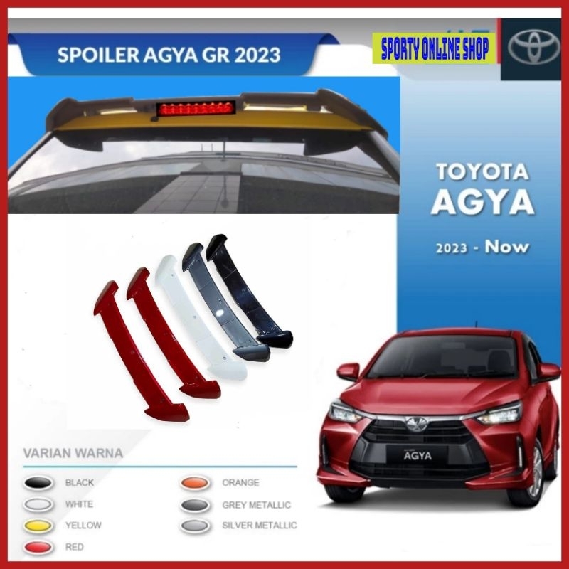 Spoiler Ayla Agya 2023, 2024, 2025up Standart + Lampu