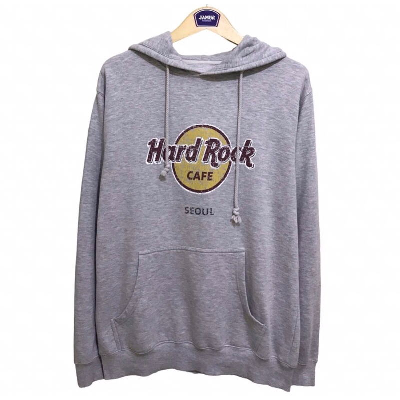 JAKET HOODIE UNISEX HARD ROCK CAFE GREY
