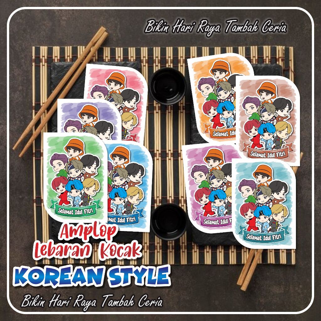 

Amplop Lebaran KOREAN STYLE (isi 8 pcs)