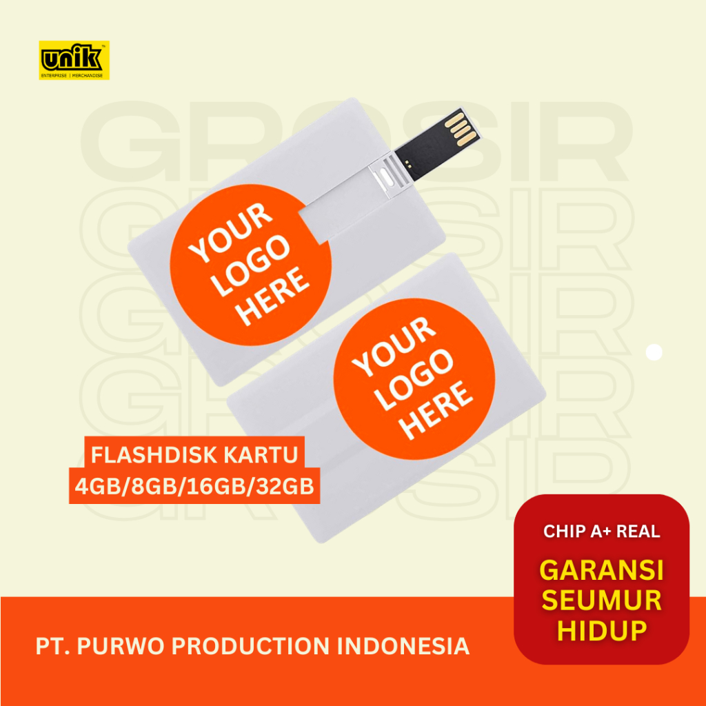 VENDOR FLASHDISK KARTU JAKARTA 4GB 8GB 16GB 32GB | GARANSI UANG KEMBALI/TUKAR BARU UNTUK SOUBVENIR P