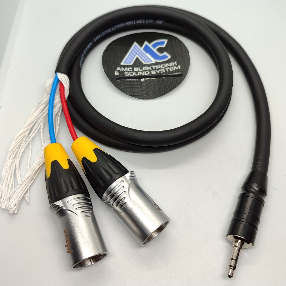 JACK HP HZ PRO JACK 3,5 MM TO XLR CANON MALE HZ PRO
