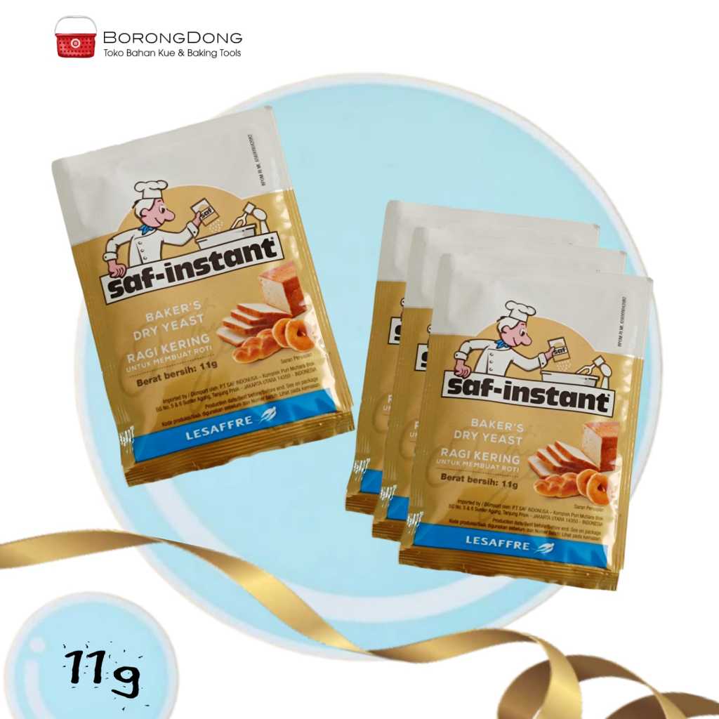 

Ragi Saf-Instant (Sachet 11g) --- Kemasan Baru!