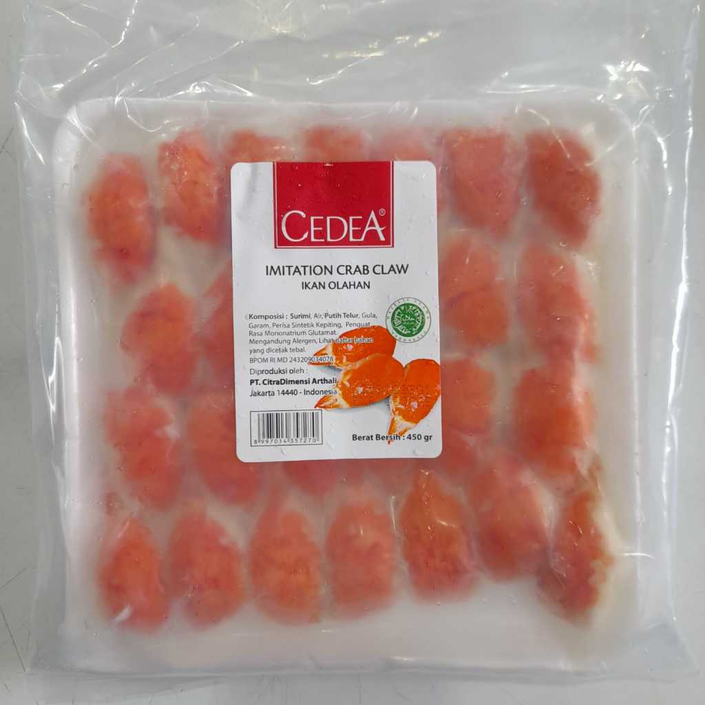 

CEDEA CRAB CLAW KEPITING 450 GR