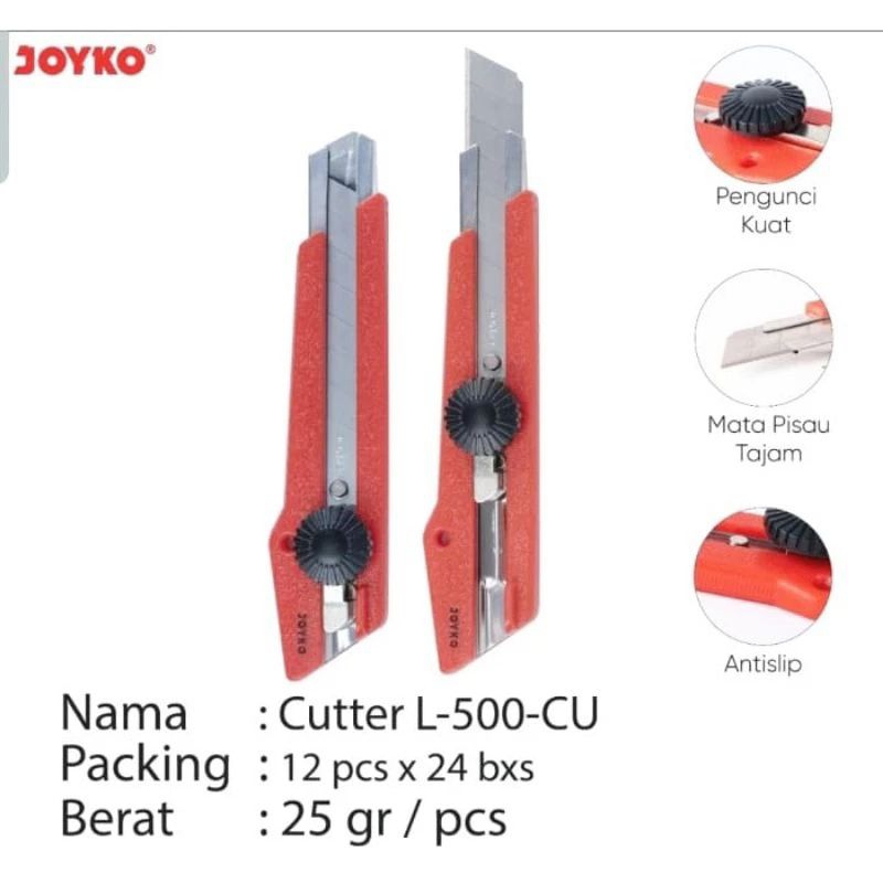 

CUTTER L500 CU PISAU CUTTER