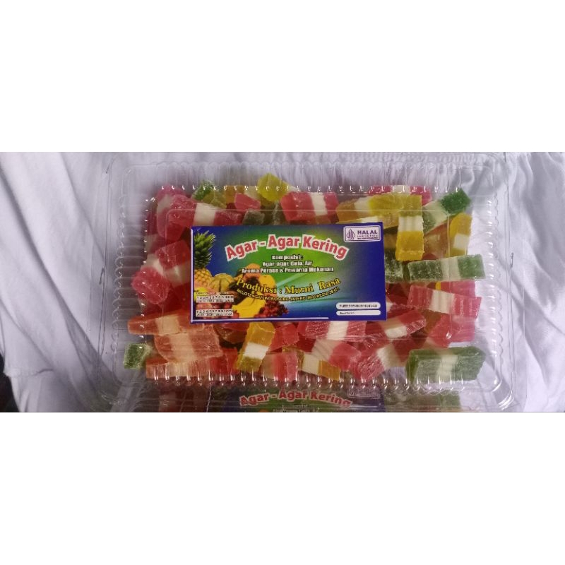 

Manisan agar agar kering pelangi 1 kg