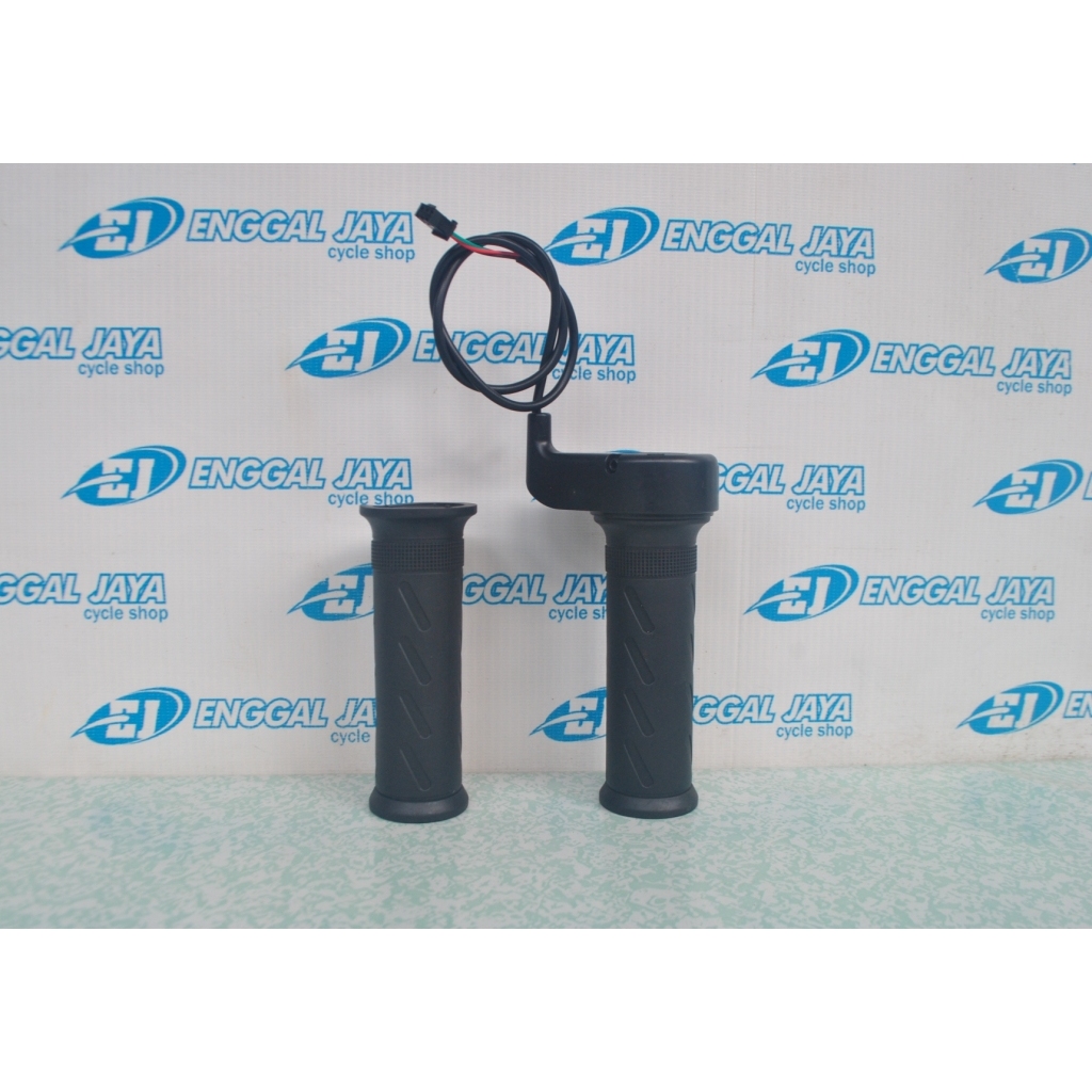 Sepasang Grip Shifter Sepeda Listrik OXO Taiwan - Throttle Gas Universal Selis E Bike Skuter Elektri