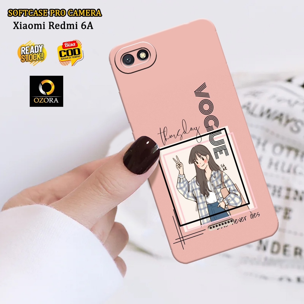 Case Xiaomi Redmi 6A Terbaru - OZORA - Fashion Case Aesthetic - Casing Hp Xiaomi Redmi 6A - Aksesori