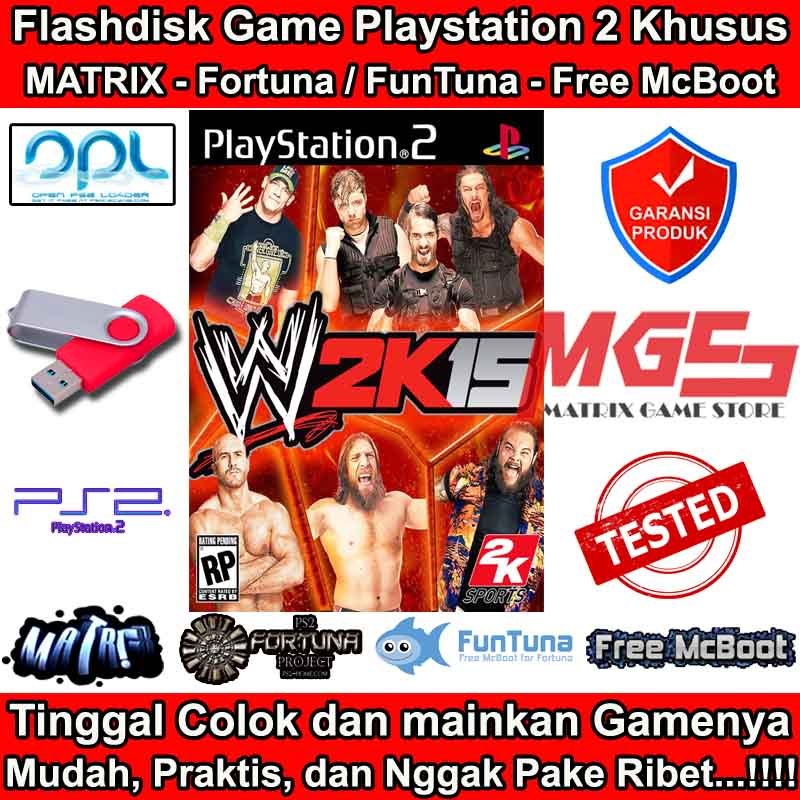 Flashdisk Game PS2 PS 2 WWE SmackDown 2015 - WWE SmackDown 2K15