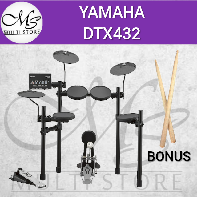 Drum elektrik YAMAHA DTX432K - DTX432 K - DTX 432 K - DTX432 - DTX 432 - Garansi Yamaha