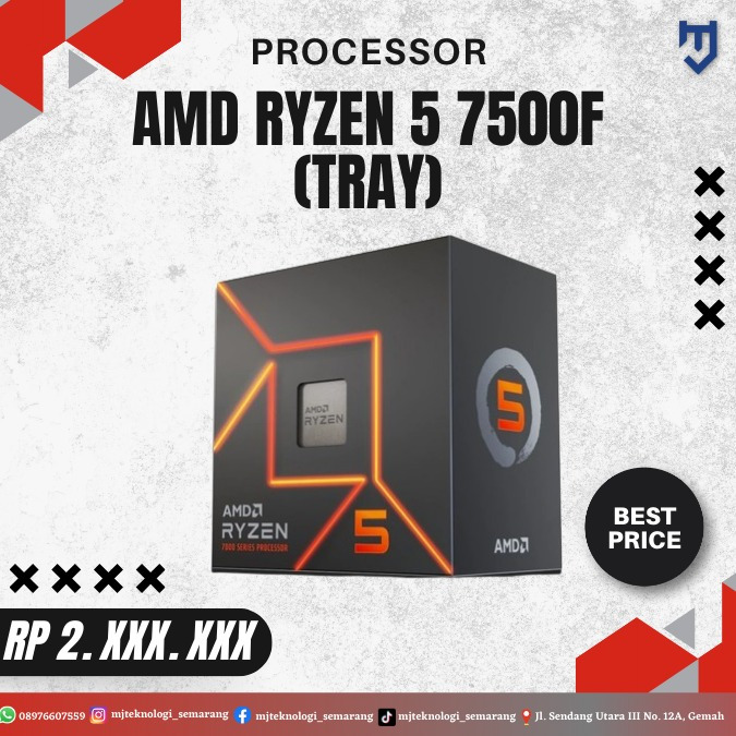 Processor AMD Ryzen 5 7500F (Tray)