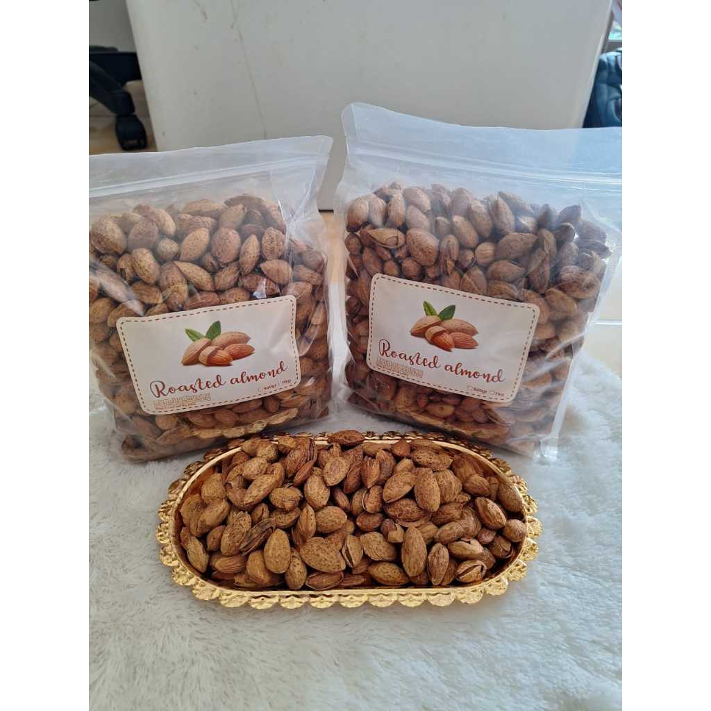 

Kacang Almond Cangkang Panggang 1kg