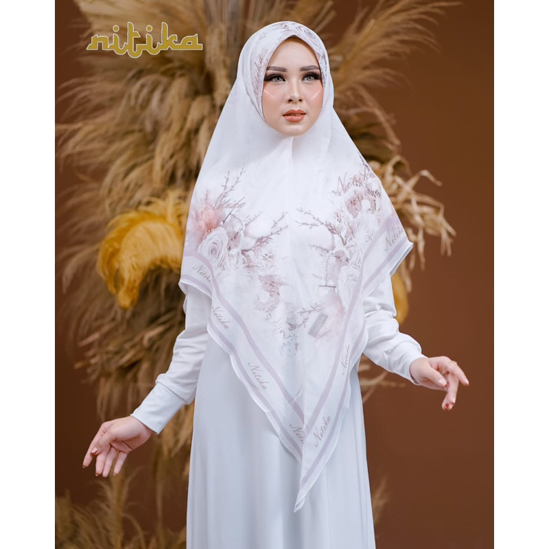 NITIKA - Hijab Khimar Printing V11 /Khimar Syar’i/Jilbab Syar’i