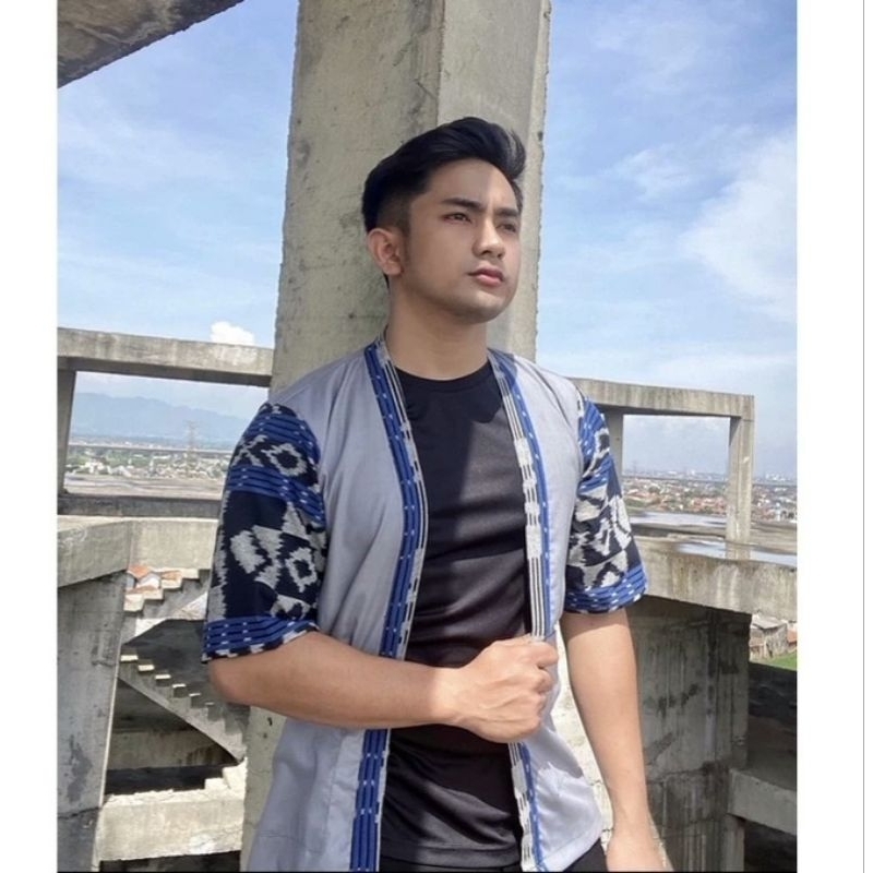 Kimono tenun toraja Outer outfit baju tenun pria
