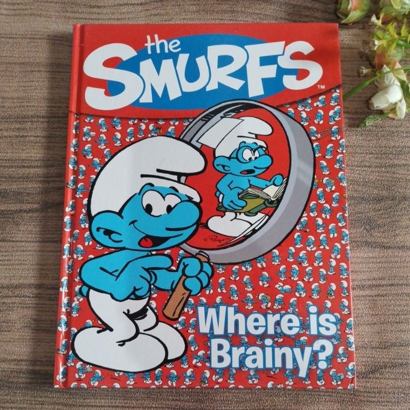 buku look and find smurf preloved