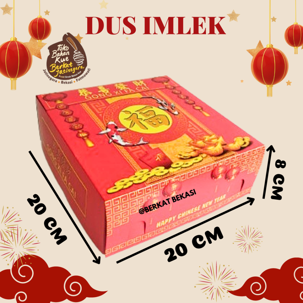 

BOX IMLEK 22X22 CM / BOX IMLEK BOLU LAPIS / BOX IMLEK / BOX MERAH
