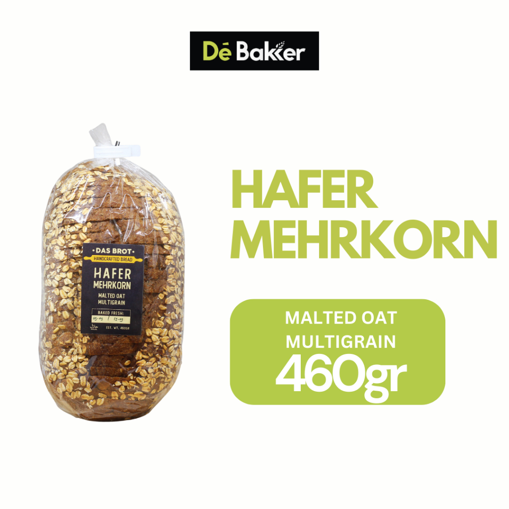 

De Bakker Bread Malted Oat Multigrain Roti Diet Gurih