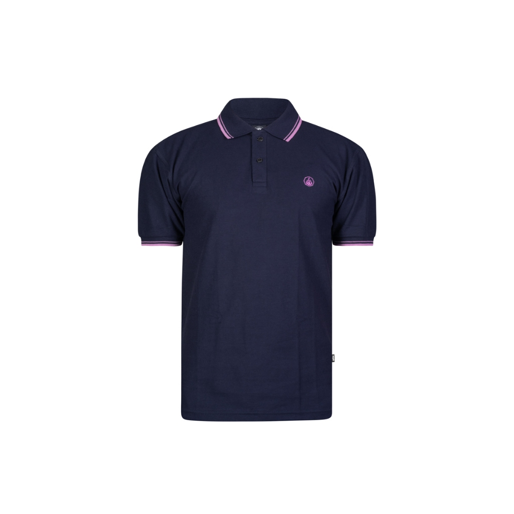 Prung Wanagu Poloshirt Kaos Polo Warna Navy List Ungu Kaos Kerah
