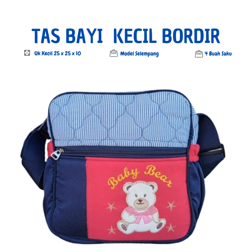 Tas Bayi Kecil Multifungsi Tas Bayi Selempang Kecil Bordir