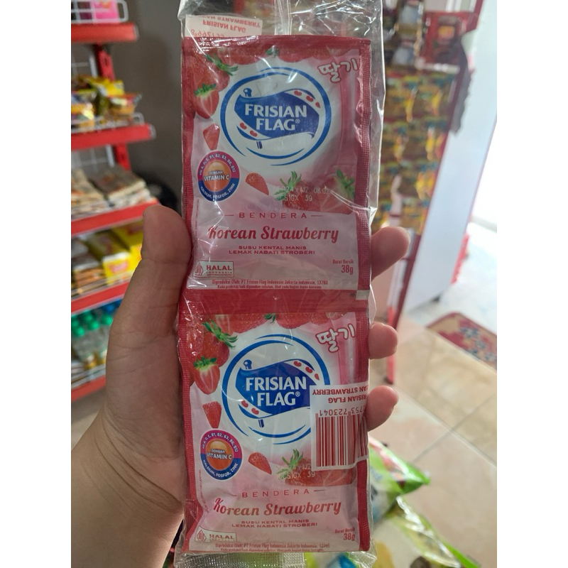 

SUSU FRISIAN FLAG KOREAN STRAWBERRY SACHET PER PACK