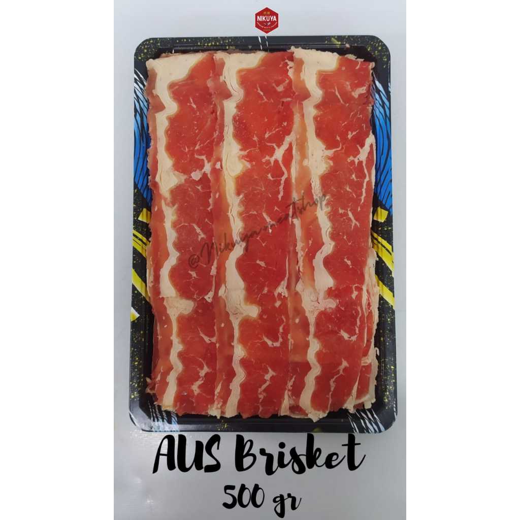 AUS BRISKET fatty beef slice - daging sapi yoshinoya yakiniku shabu2