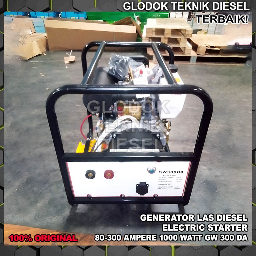 Genset Las 300 Ampere GW300DA Welding Generator Tesla GW-300 DA ORIGINAL TERBAIK DIESEL