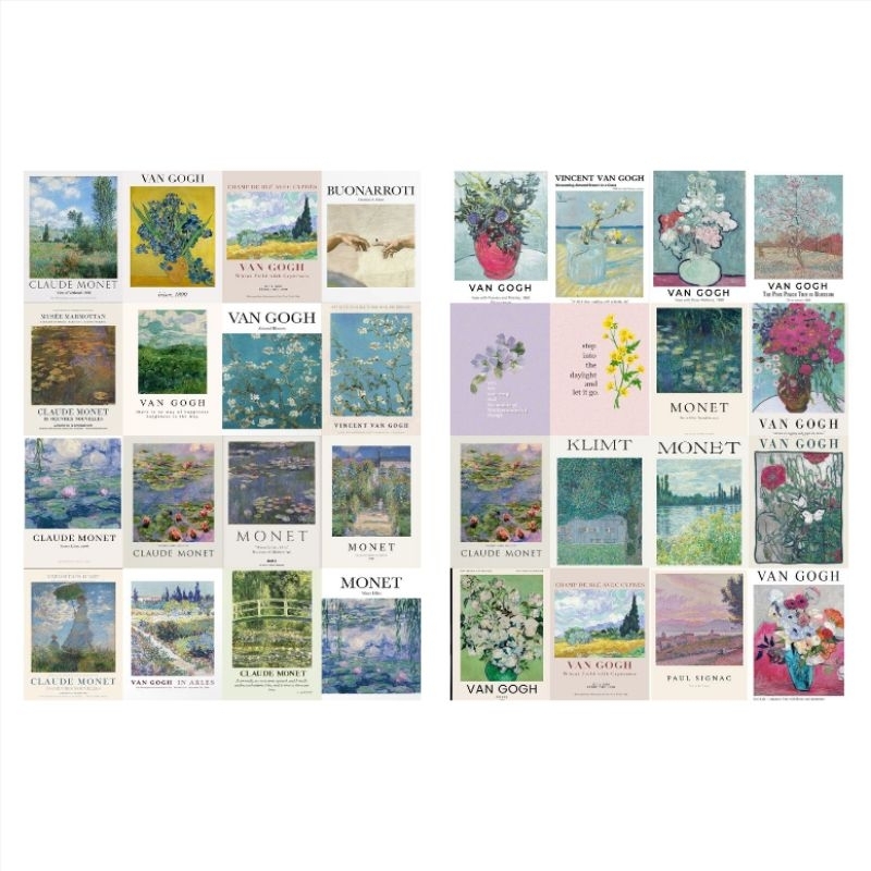 

[isi 16 pcs] sticker vintage / sticker aesthetic / sticker deco / sticker decoration / sticker journaling / sticker bujo / sticker journal