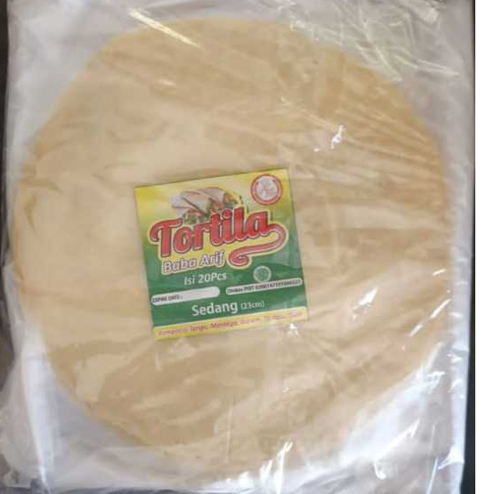 

Tortilla (Kulit Kebab) isi 20