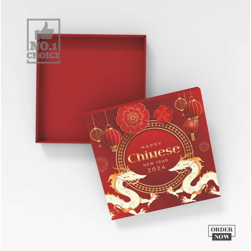 

Hard Box Imlek Custom Box CNY Hampers Imlek Box Kue Lapis Imlek