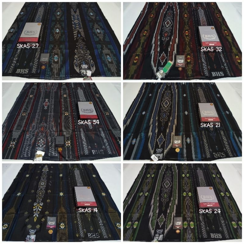 Sarung BHS SCK SKA Excellent Mercerized Songket Original Silver