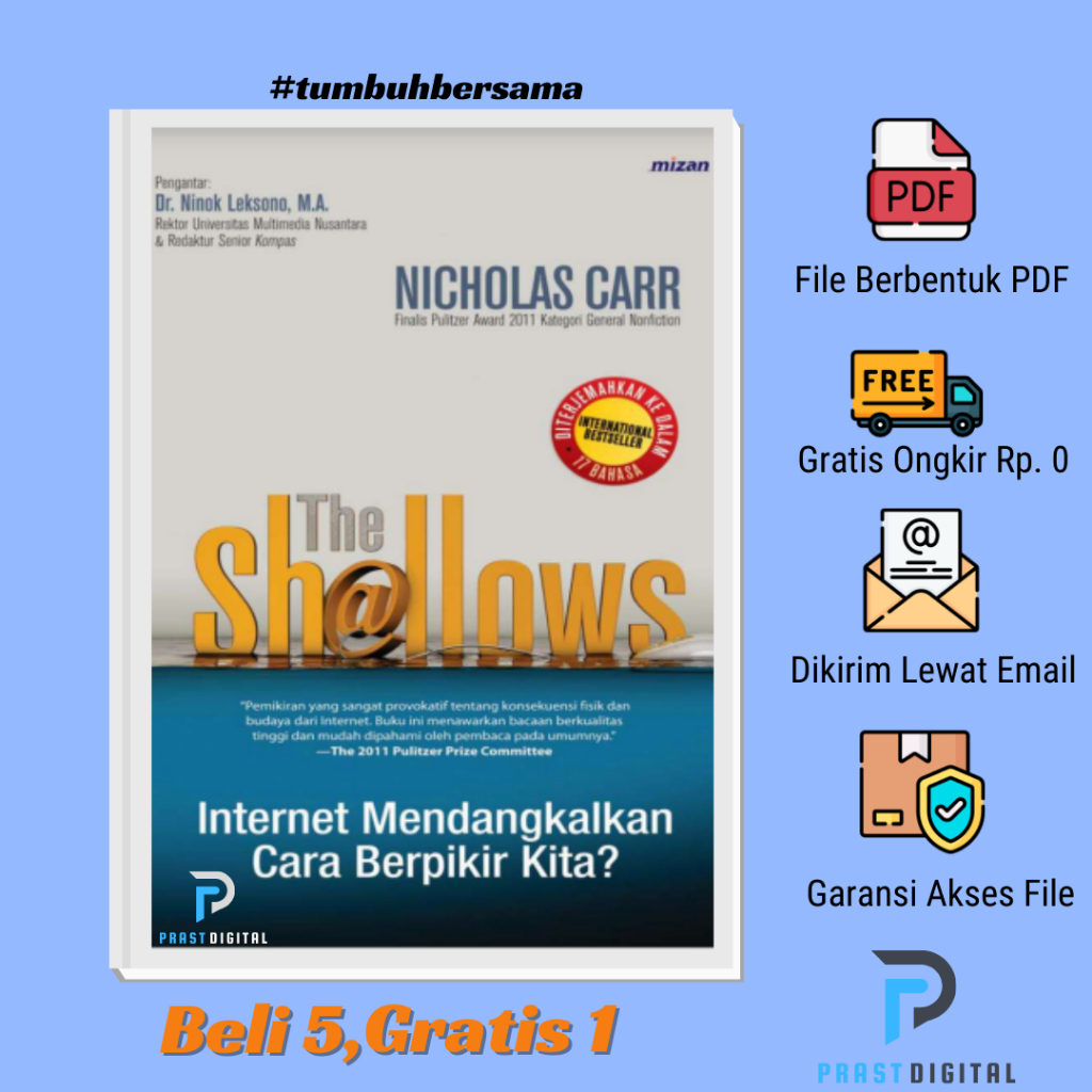 

The Shallows Internet Mendangkalkan Cara Berpikir Kita