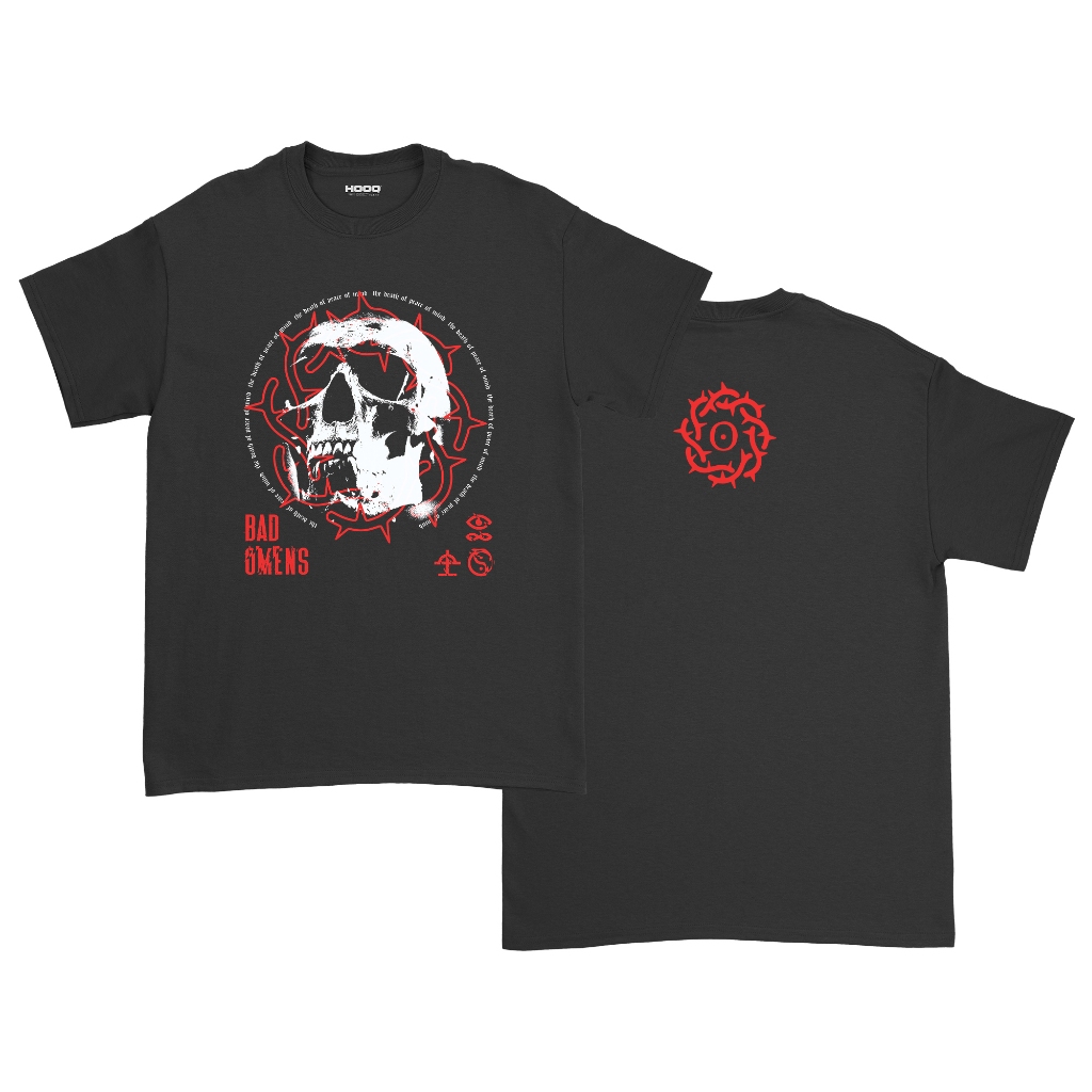 Kaos Band Bad Omens Reguler Fit Band Merch