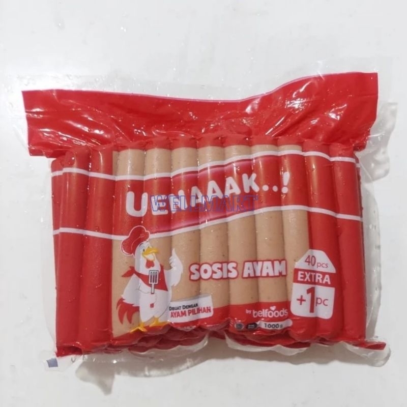 

Belfoods Uenaaak Sosis Ayam 950g Chicken Sausage