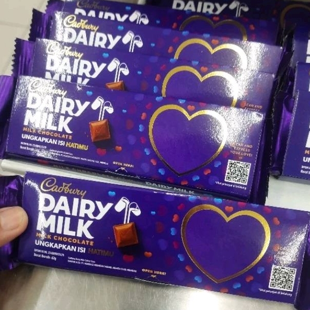 

Cadbury Dairy Milk Pop Heart Milk Chocolate Edisi Valentine 62gr 150gr